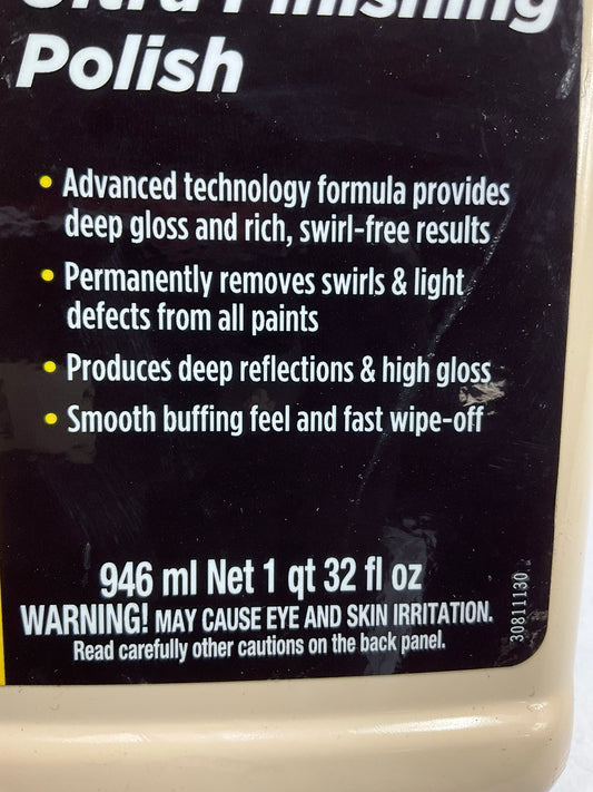 Meguiars M20532 Mirror Glaze Ultra Finishing Polish For Car/Auto Detailing 32oz