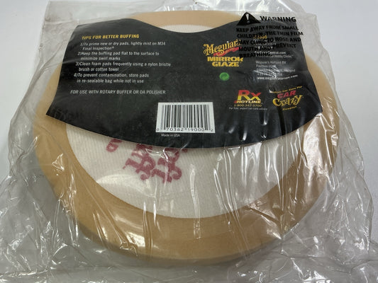 Meguiars W9000 8'' Soft Foam Polishing Buffing Pad Bonnet