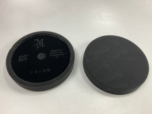 (2) Meguiars WRFF7 Soft Buff Rotary Foam Finishing Buffing Pad 7''