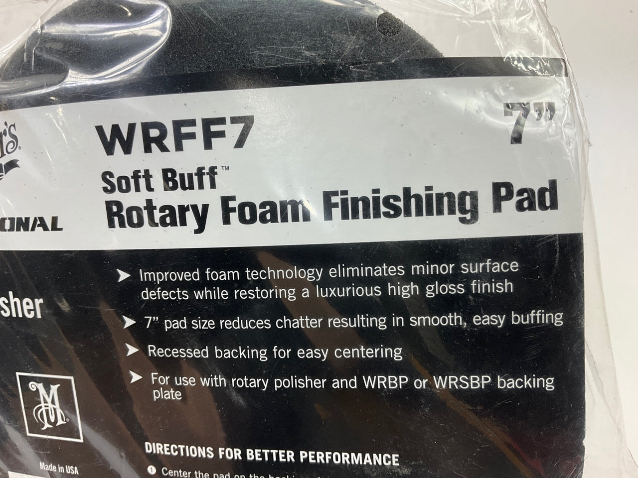 Meguiars WRFF7 Soft Buff Rotary Foam Finishing Buffing Pad 7''