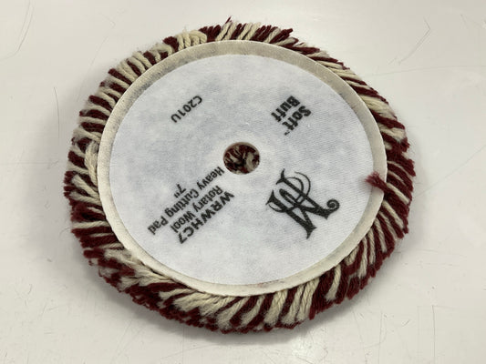 Meguiar's WRWHC7 7'' Soft Buff Rotary Heavy Cutting Wool Pad