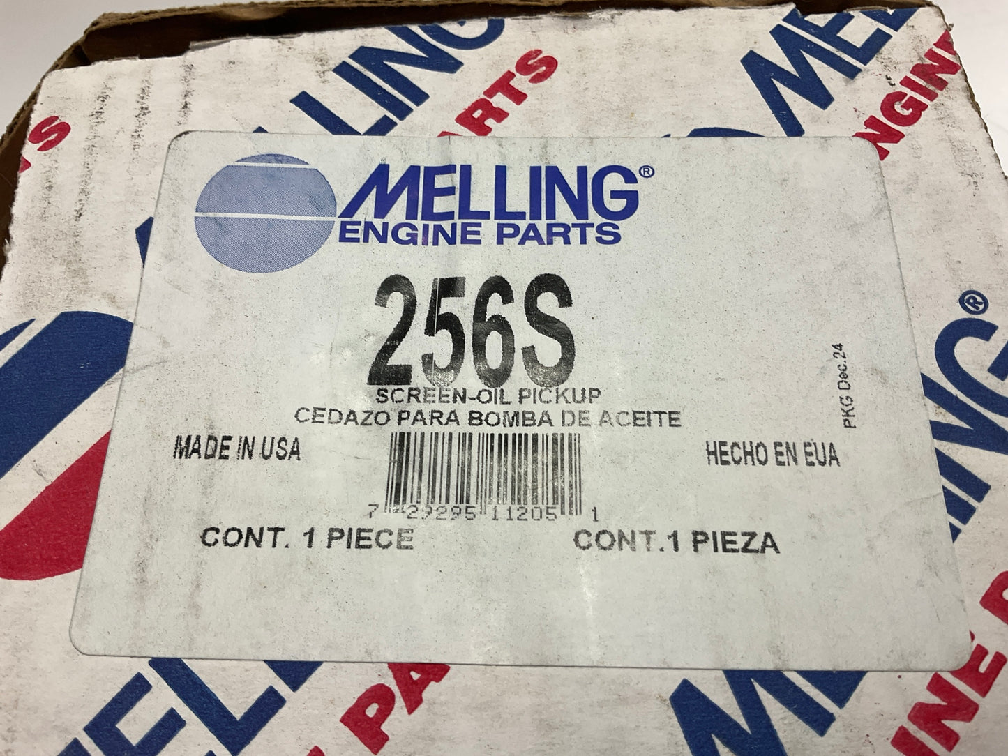 Melling 256S Engine Oil Pump Pickup Tube Screen - Ford 3.0L OHV ''Vulcan''