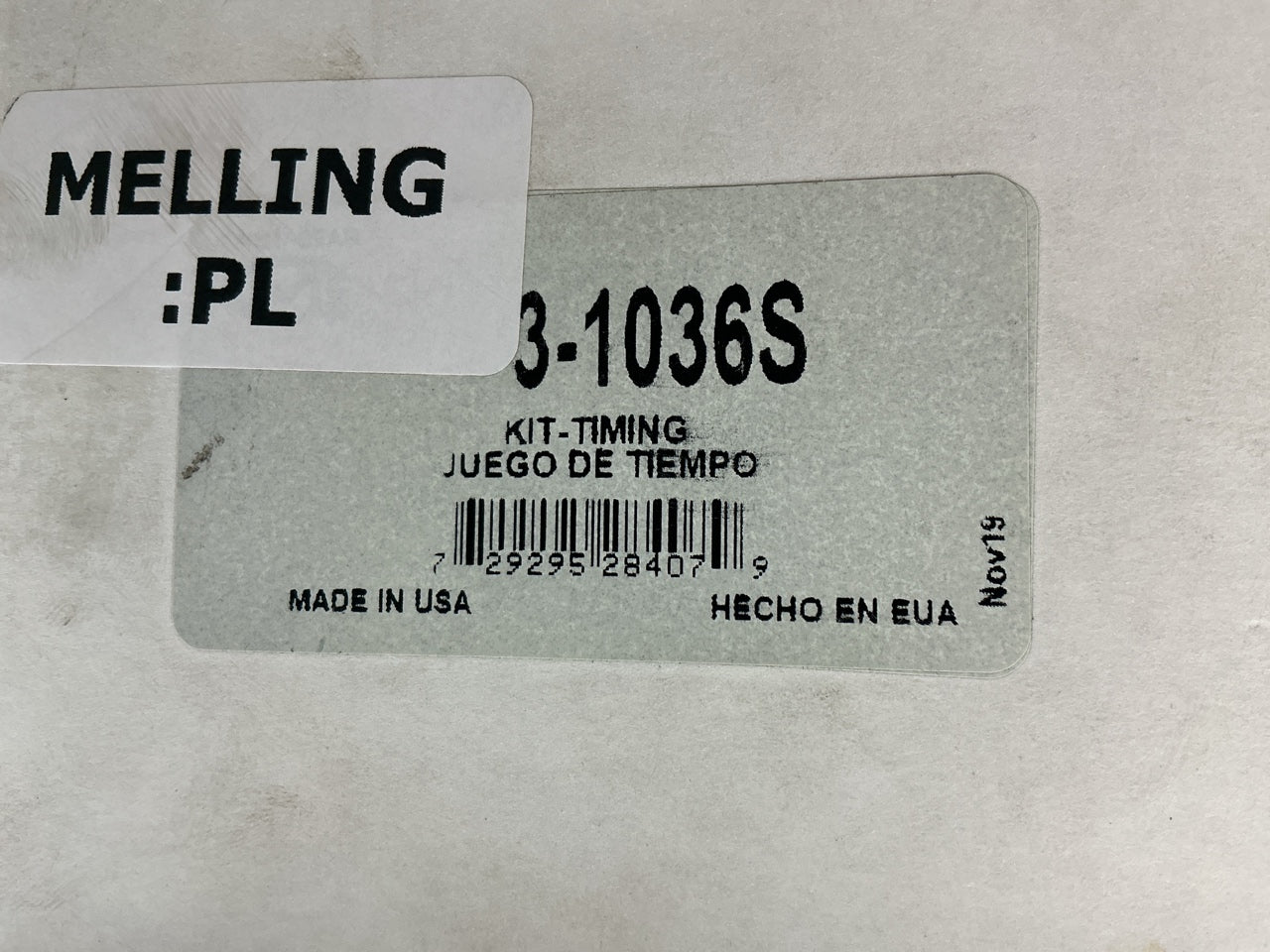Missing 1 Retainer Clip, Melling 3-1036S Timing Kit 11-14 Ford F-150 5.0L Coyote