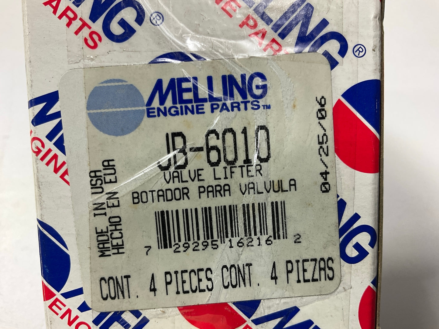 (4) Melling JB-6010 Engine Valve Lifters - 1988-1995 Toyota 3VZE 3.0L V6