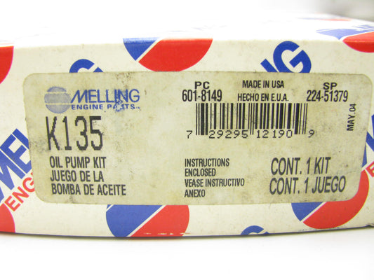 Melling K135 Oil Pump Rebuild Kit For 1984-1994 GM 3.0L 3.3L 3.8L