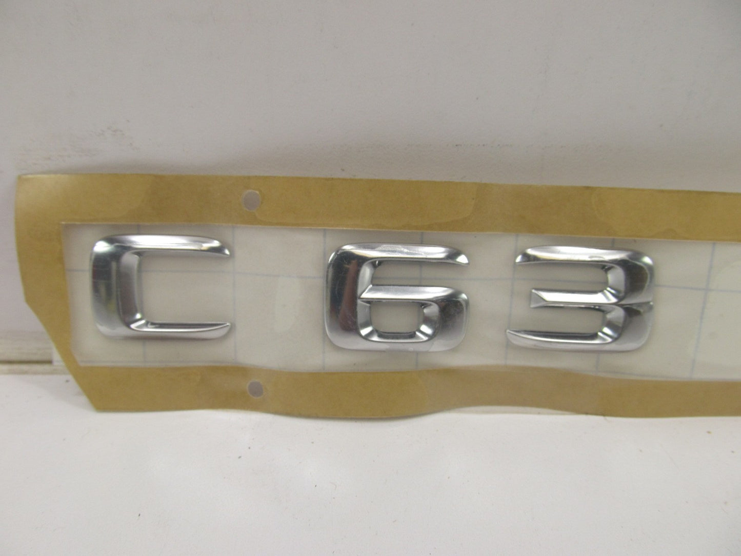 NEW - OUT OF BOX C63 Fender, Trunk, Name Badge Emblem For Mercedes-Benz
