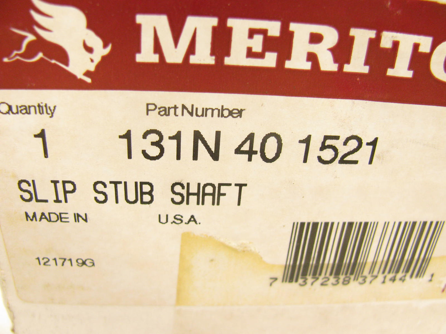 SLIP STUB 1 3/8'' X 16 SPLINE TUBE WELD STUB FOR 3'' X .083'' TUBING 131N401521