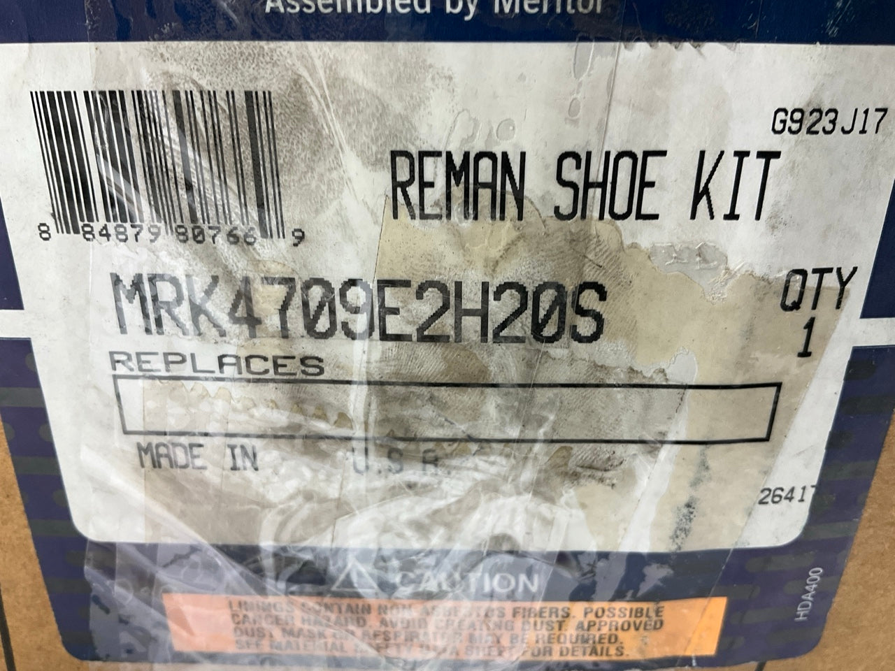 RELINED Meritor MRK4709E2H20S Brake Shoes, 16.5'' X 7'' For Eaton ES2 Series 20K