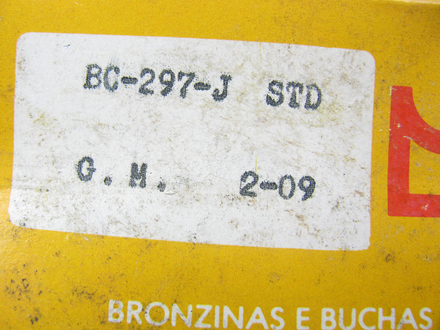 Metal Leve BC297J Engine Main Bearings - Standard 1967-1970 Chevrolet 2.5L
