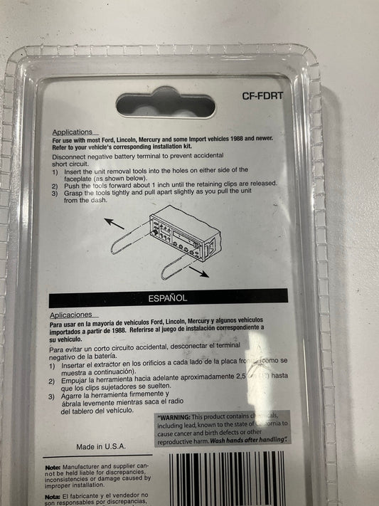 Metra CF-FDRT Radio Removal Tool Extractor For Ford Lincoln Mercury