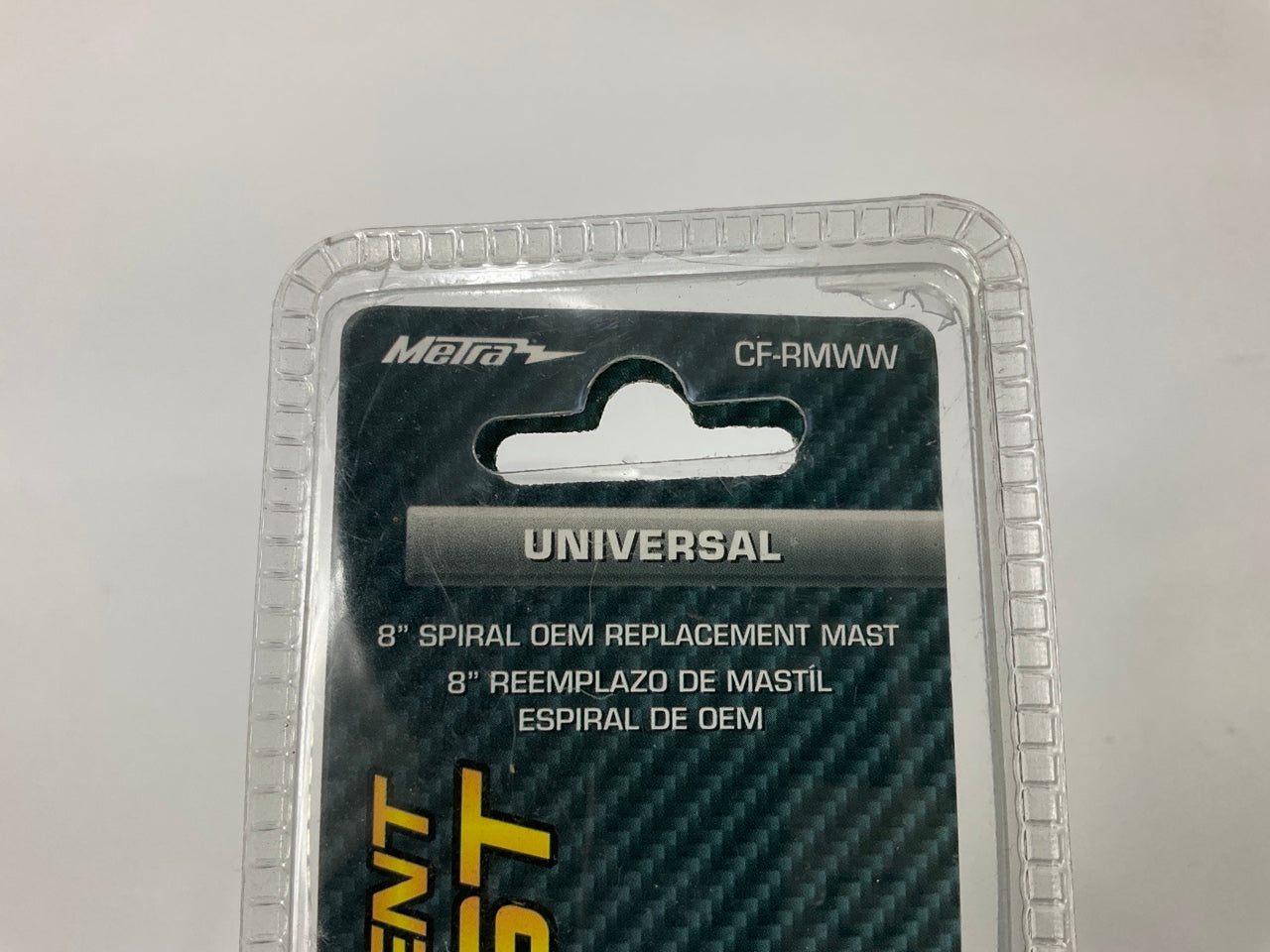 Metra CF-RMWW Universal Antenna Spiral Rubber Mast 8'' Black