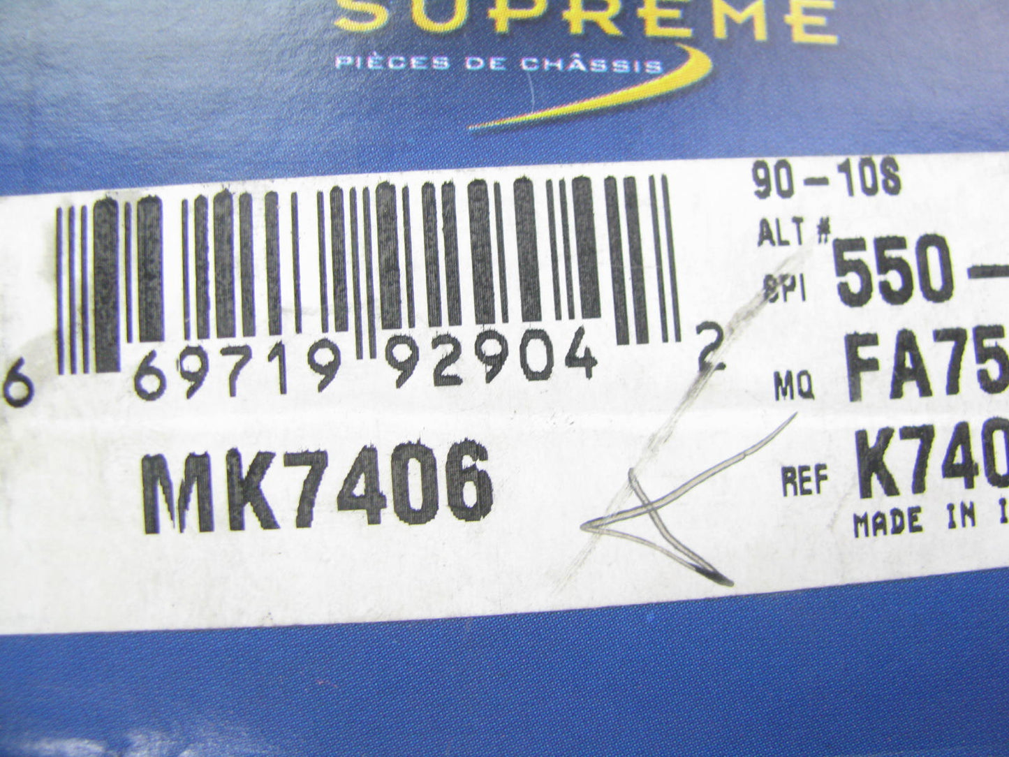 Mevotech MK7406 Suspension Stabilizer Bar Bushing Kit - Front
