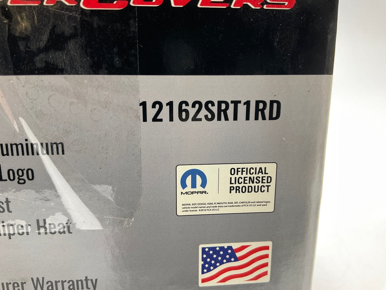 MGP Caliper Covers 12162SRT1RD Red Silver RT1-Truck For 11-16 Charger/Challenger