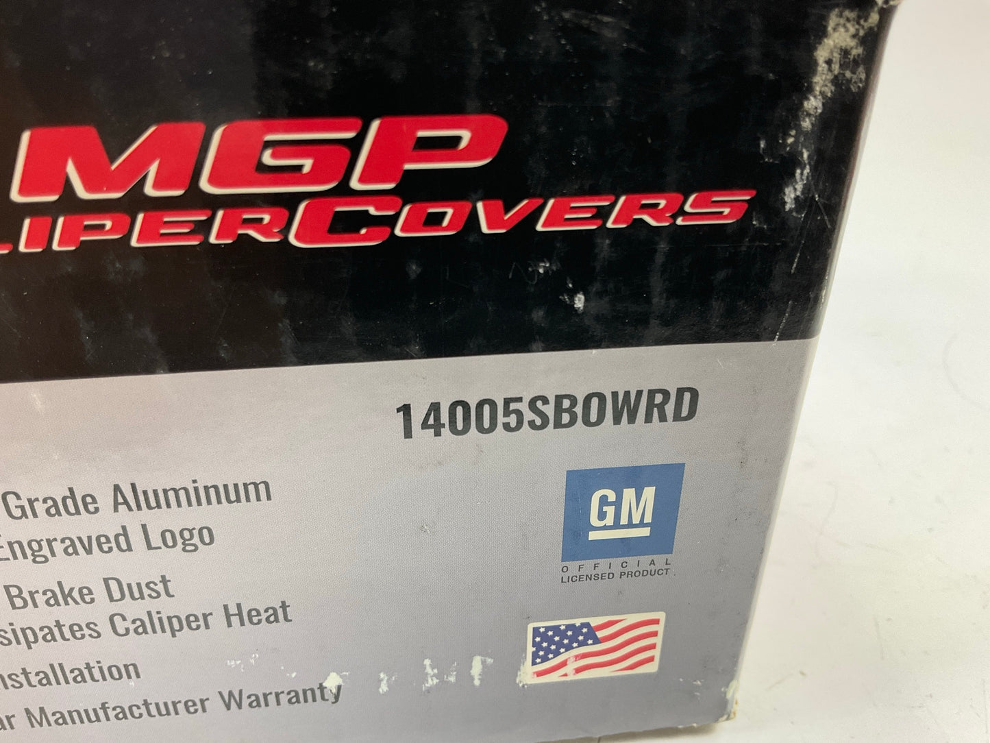 MGP 14005SBOWRD RED Disc Brake Caliper Covers 2014-2018 Chevrolet Silverado 1500