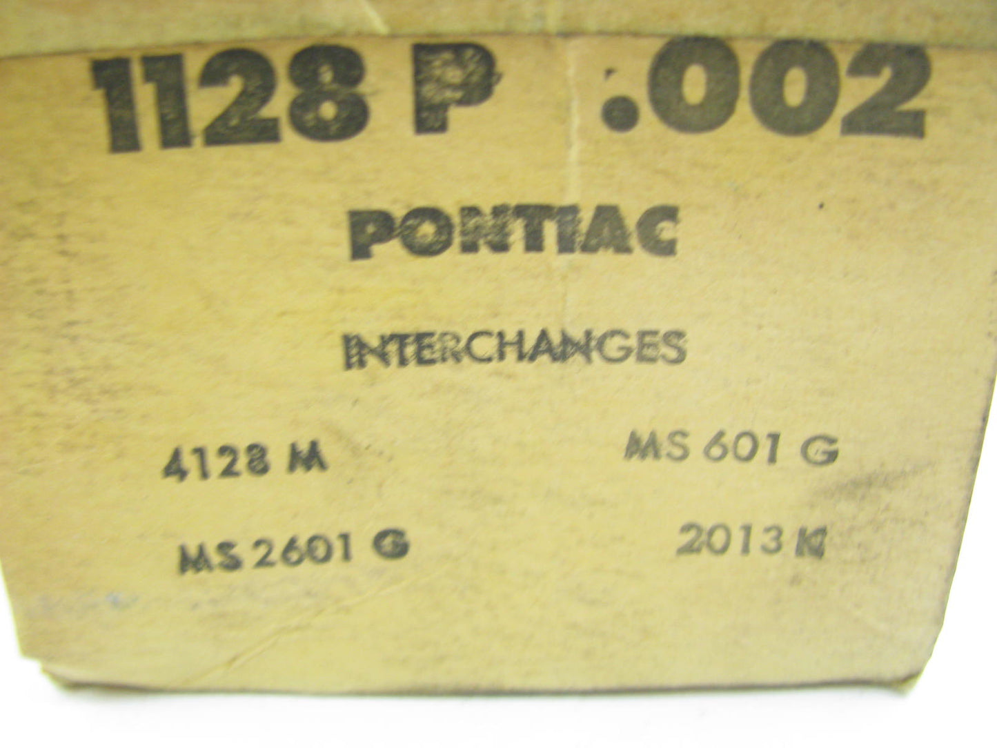 Michigan 1128P-002 Engine Main Bearings .002'' 1961-1963 Pontiac Tempest 194.5