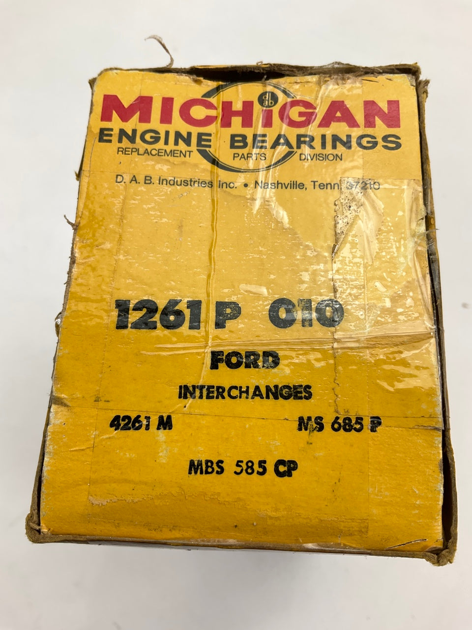 Michigan 1261P-010 Engine Main Bearings .010'' 1961-1978 Ford FE 352-428