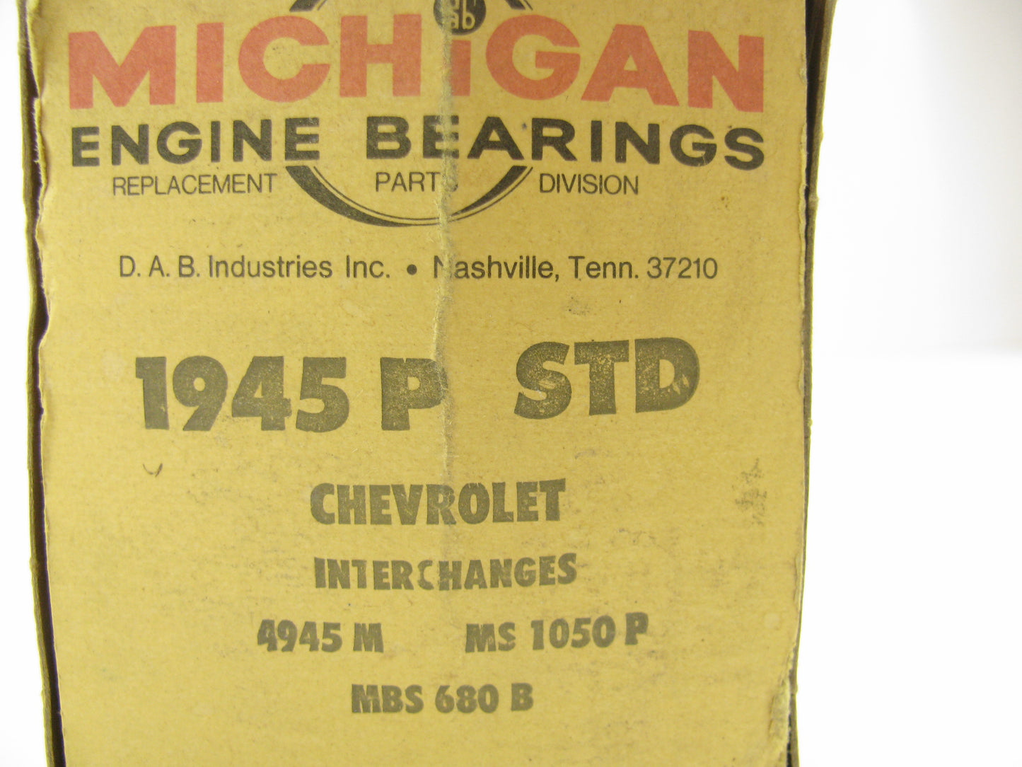 Michigan 1945P Engine Main Bearings - Standard 1971-1977 GM 2.0L 2.3L