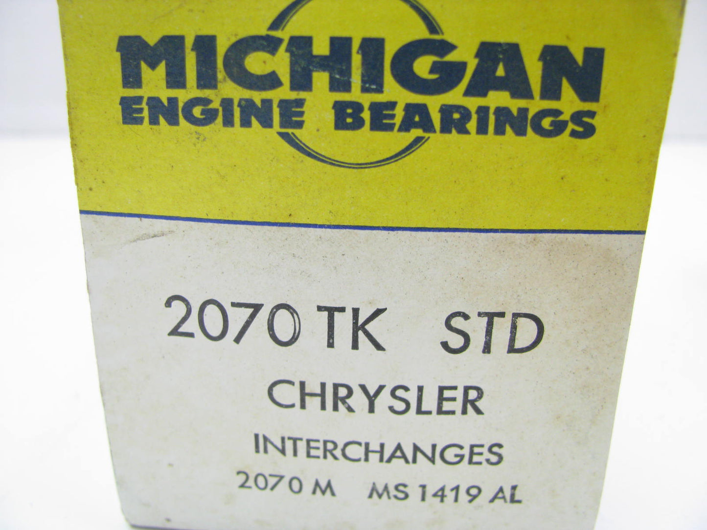Michigan 2070TK Engine Main Bearings - Standard For 1976-1987 Chrysler 225-L6
