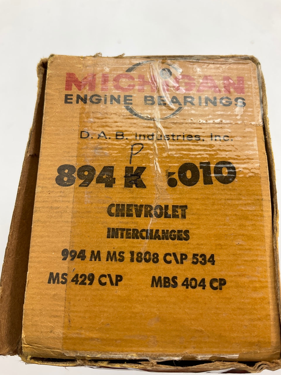 Michigan 894K-010 Main Bearings .010'' 1955-1967 Chevrolet 265 283 302 327-V8
