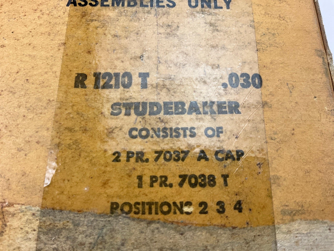 Michigan R 1210T-030 Engine Main Bearings .030'' Studebaker 169.6 3x4 OHV