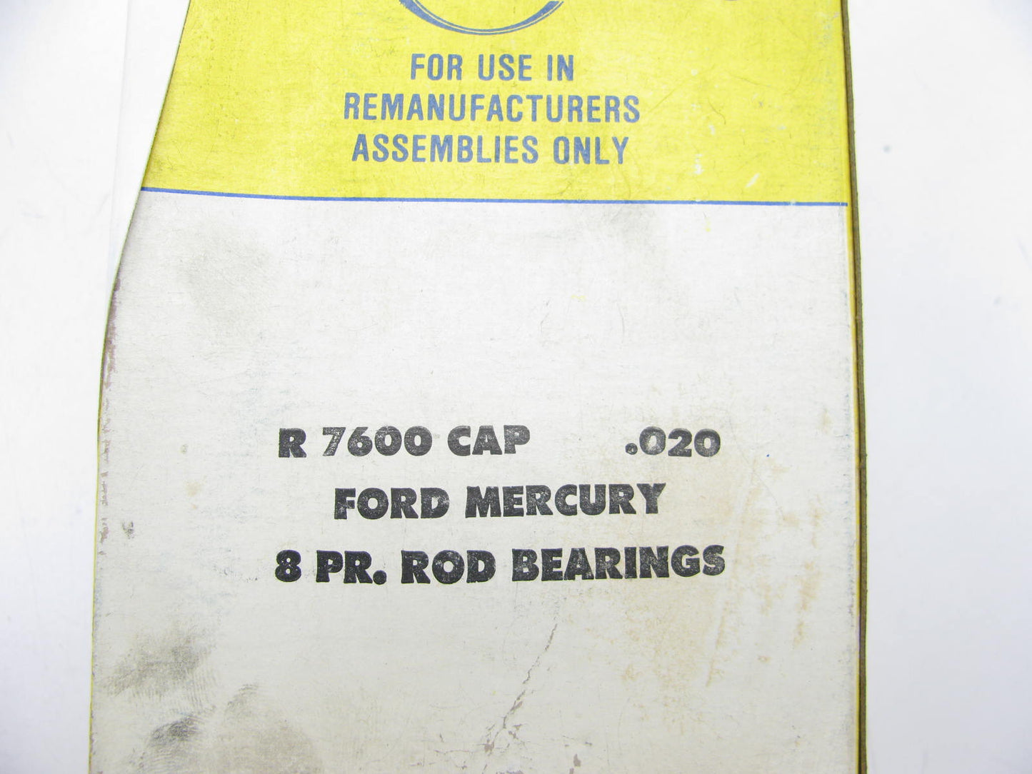 Michigan R7600CAP020 Connecting Rod Bearings .020'' Ford 255 260 289 302-V8