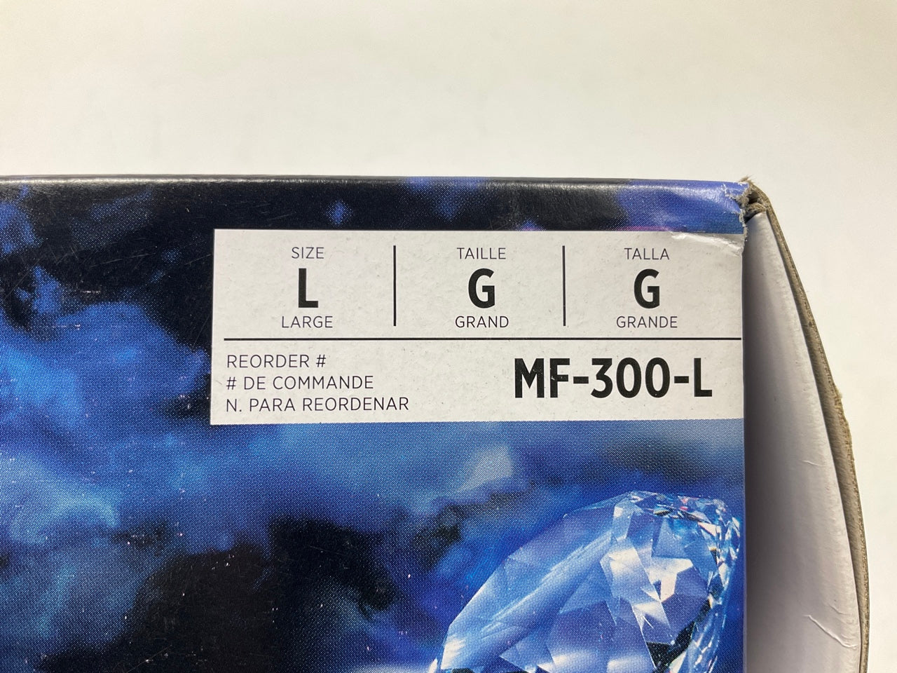 Ansell Mf-300-L Microflex Mf-300 Exam Gloves, 6.3 Mil, Natural Rubber Latex