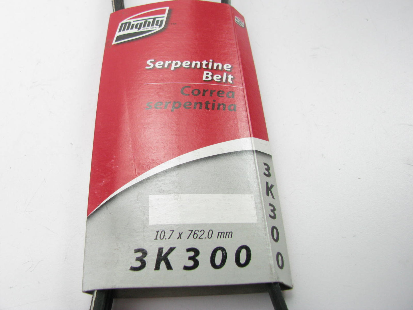 Mighty 3K300 Serpentine Belt - 0.42'' X 30.50'' - 3 Ribs