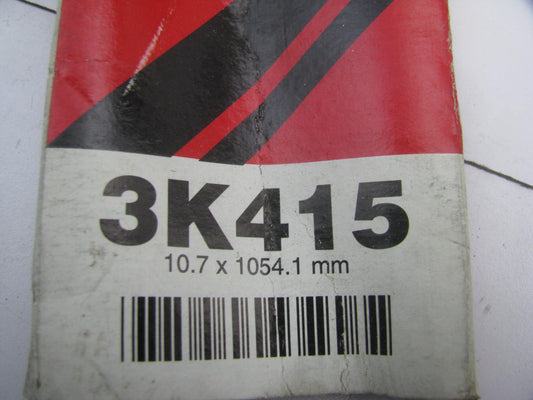 Mighty 3K415 Serpentine Belt - 0.42'' X 41.50'' - 3 Ribs