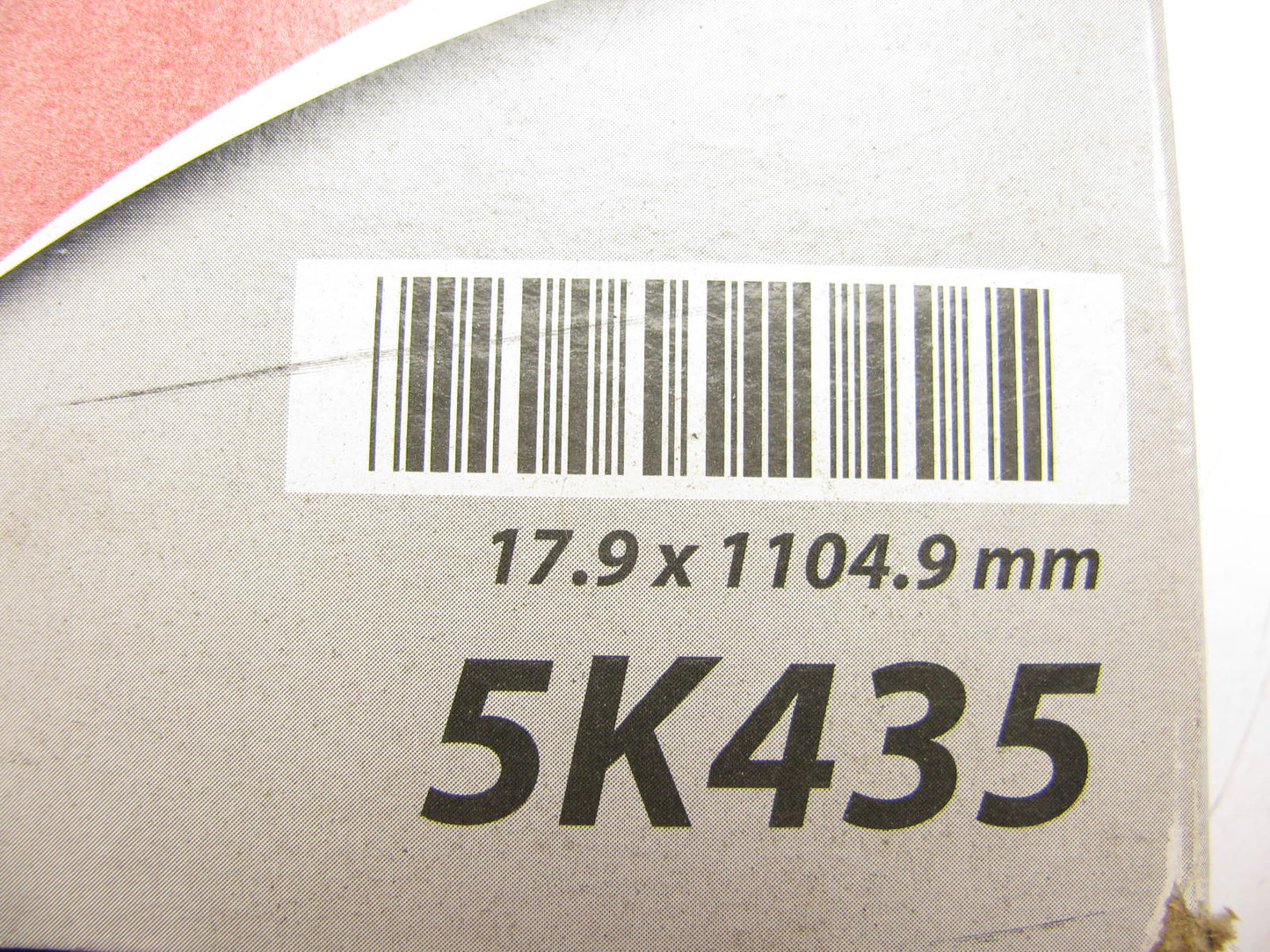 Mighty 5K435 Serpentine Belt - 0.69'' X 43.62'' - 5 Ribs