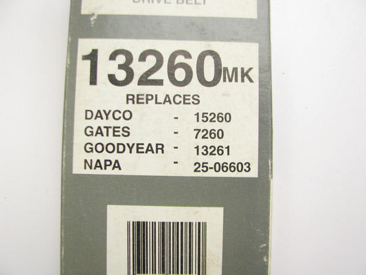 Mileage Maker 13260MK Accessory Drive Belt - 0.44'' X 26.0'' - 36 Degree