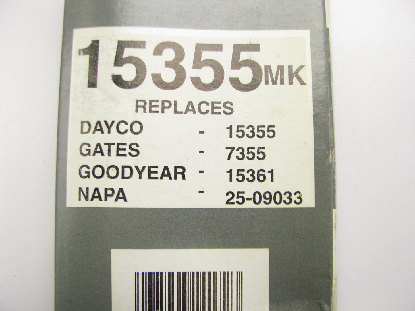 Mileage Maker 15355MK Accessory Drive Belt - 0.44'' X 35.50'' - 36 Degree