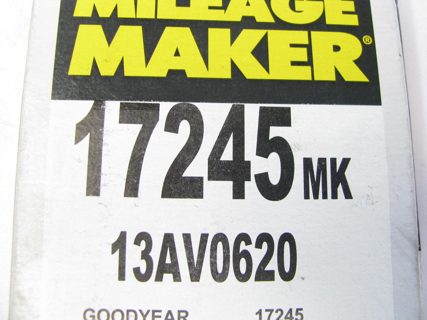 Mileage Maker 17245 Accessory Drive Belt - 0.53'' X 24.50'' - 36 Degree