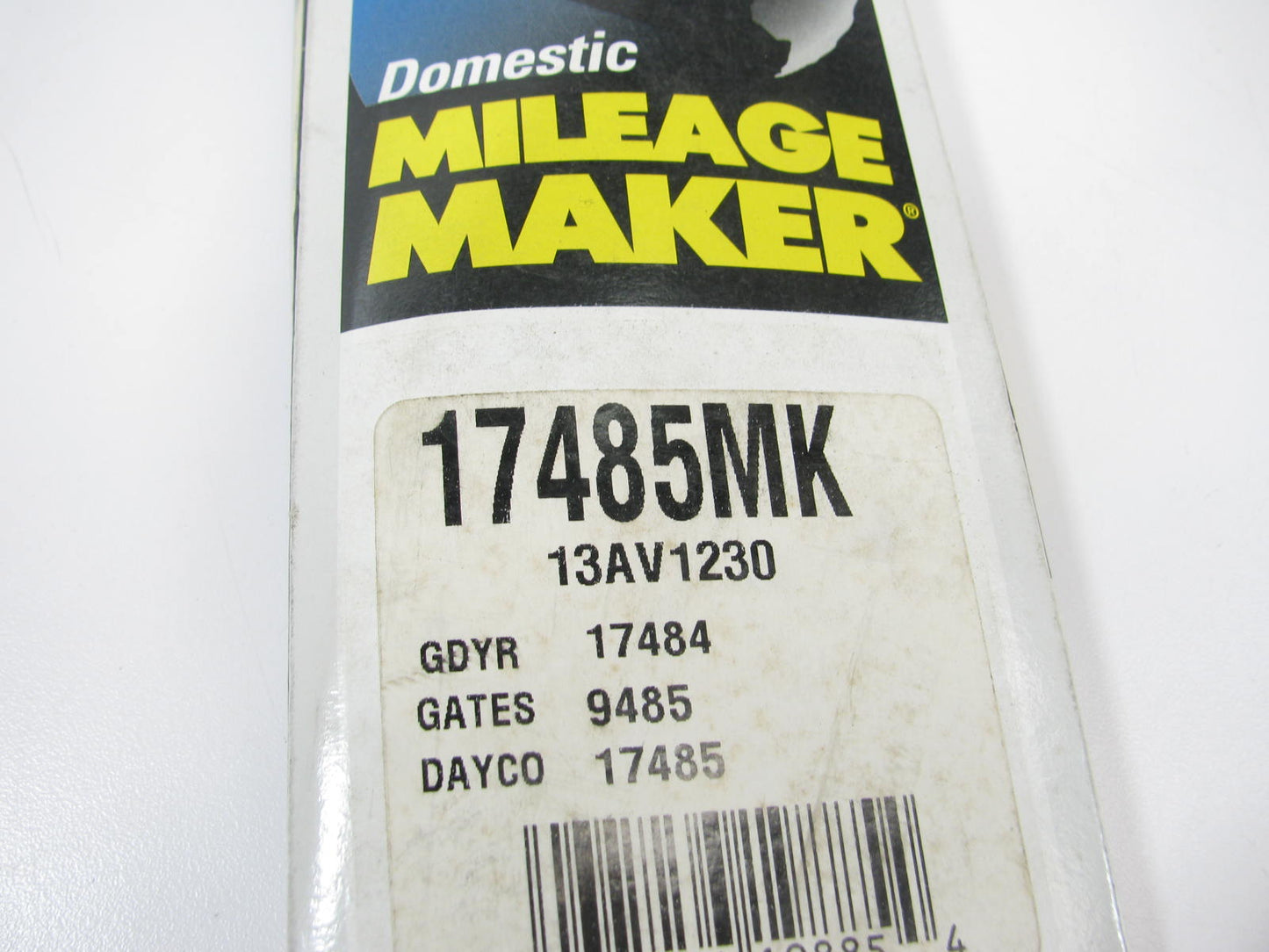 Mileage Maker 17485MK Accessory Drive Belt - 1/2'' X 48.50'' - 36 Degree