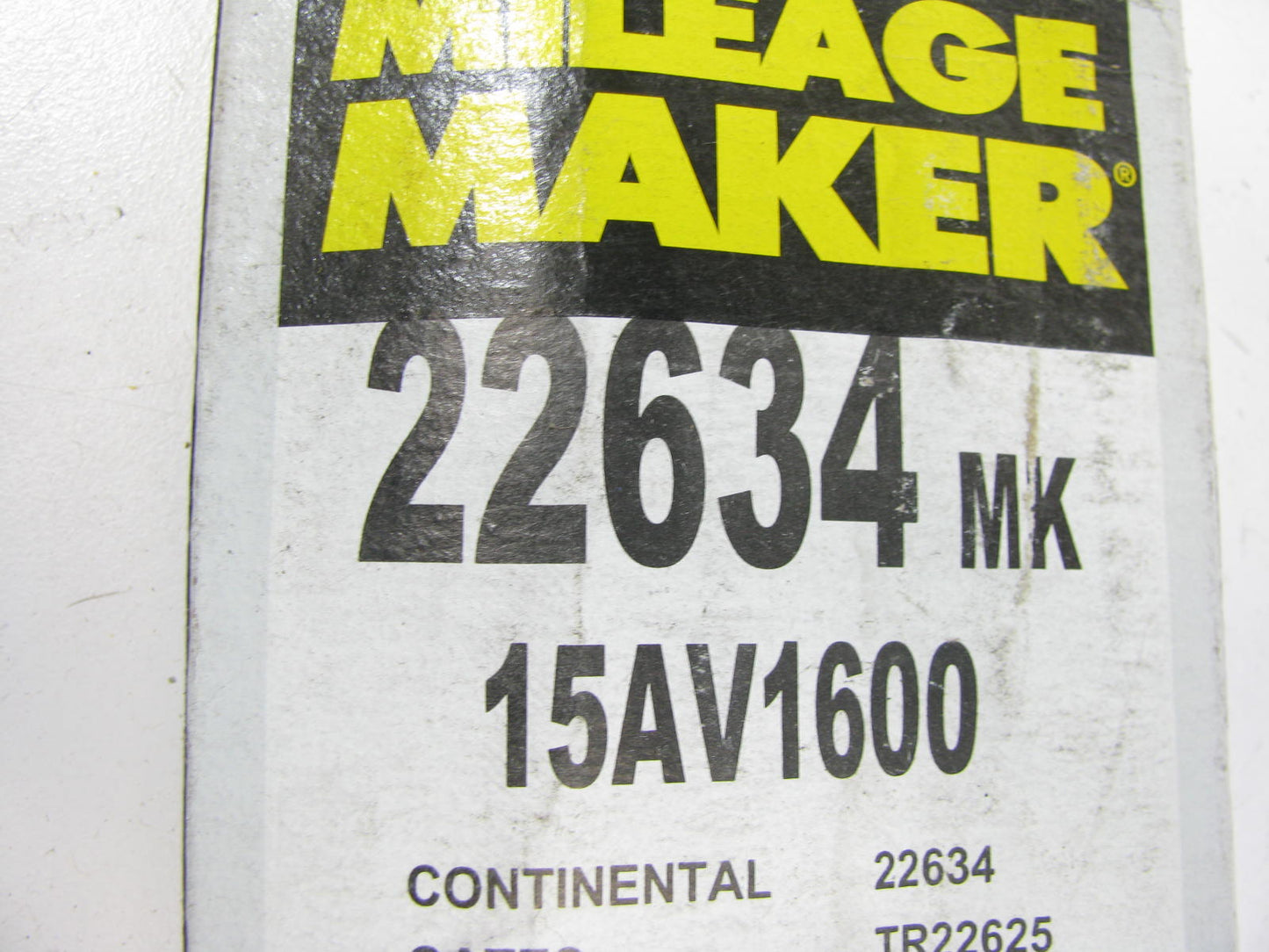 Mileage Maker 22634 Accessory Drive Belt - 0.69'' X 63.25'' - 38 Degree