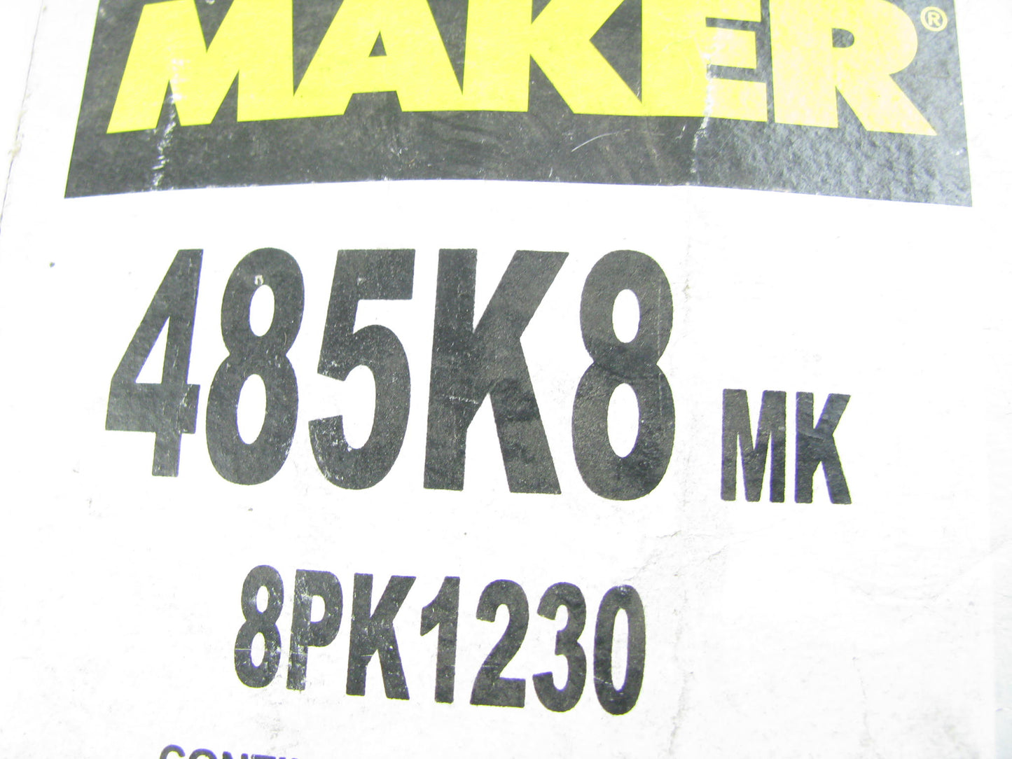 Mileage Maker 485K8MK Serpentine Belt
