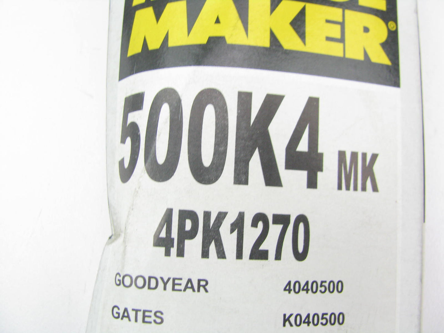 Mileage Maker 500K4MK Serpentine Belt - 0.56'' X 50.50'' - 4 Ribs