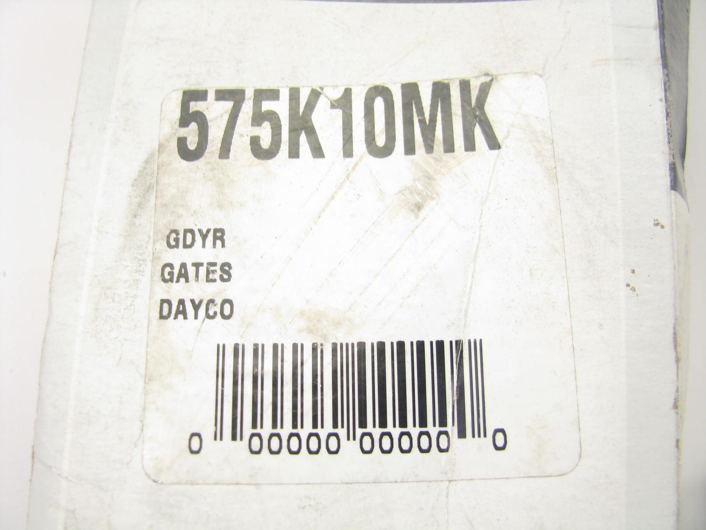 Mileage Maker 575K10MK Serpentine Belt - 1.38'' X 57.7'' - 10 Ribs