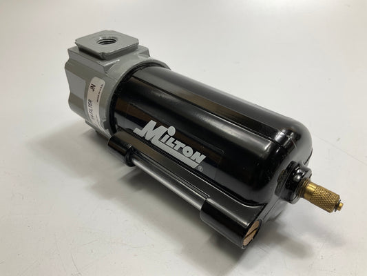 Milton 1018-6 Micro Air Filter 1/4'' NPT Site Glass Metal Bowl Overnight Drain
