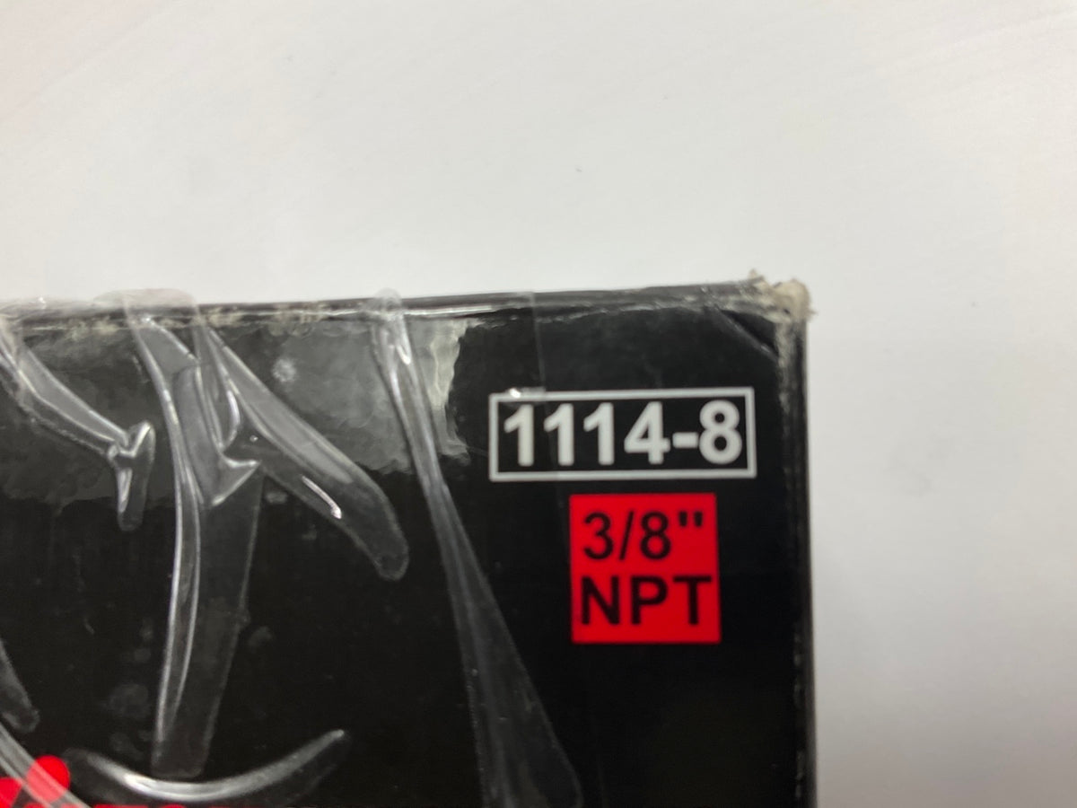 Missing NPT Plug - Milton 1114-8 3/8'' NPT High Pressure FRL Air Regulator