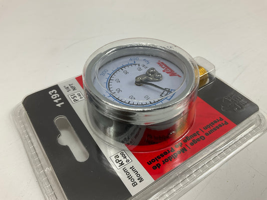 Milton 1193 1/4'' NPT Pressure Dial Gauge, 0 To 60 PSI, 2'' Face