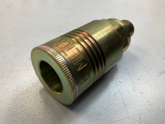 (4) Milton 1804 P-Style Steel Couplers, 1/4'' NPT Male