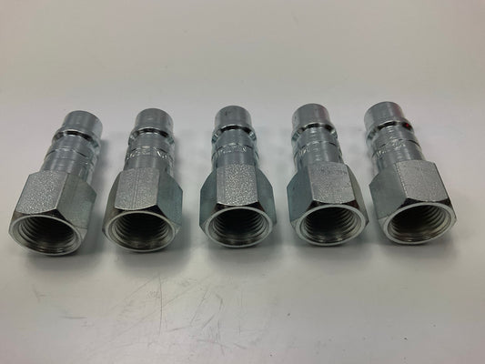 MILTON 1860 3/8'' NPT Female G-Style Plug - Pack Of 5