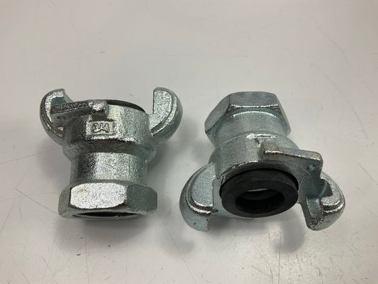 (8) Pack - Milton 1864-8 3/4'' FNPT Twist Lock Universal Coupler Female 3/4'' NPT