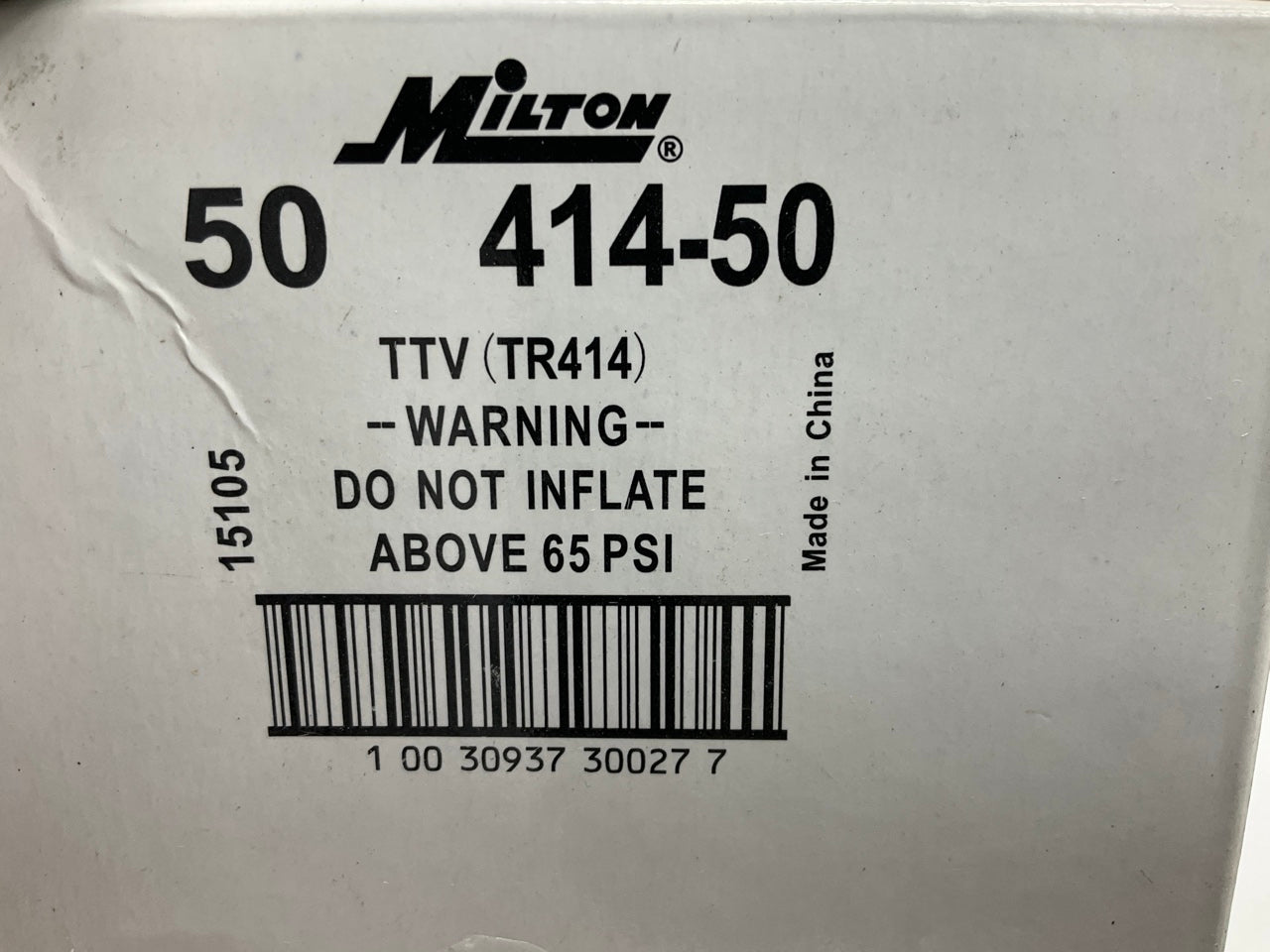 (46) Milton 414-50 Tubeless Tire Valve, 1-1/2'' X 0.453'' - TR414