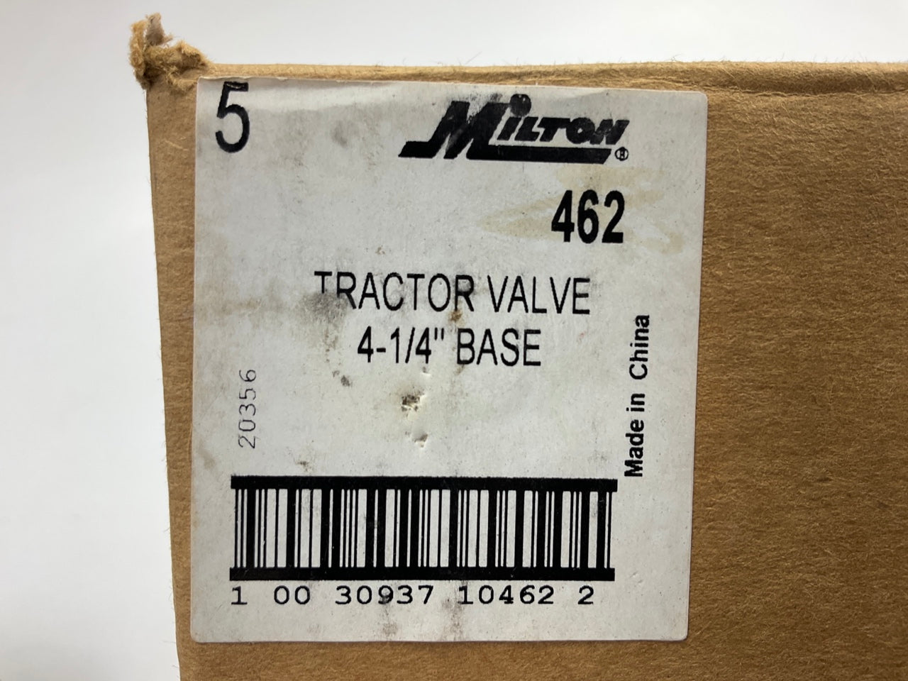 (5) Milton 462 Tractor Valve, TR218-A, 4-1/4'' Base