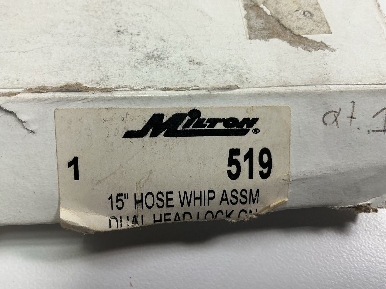 Milton 519 Milton 15'' Replacement Hose Whip For Dual Head Inflator Gauge #516