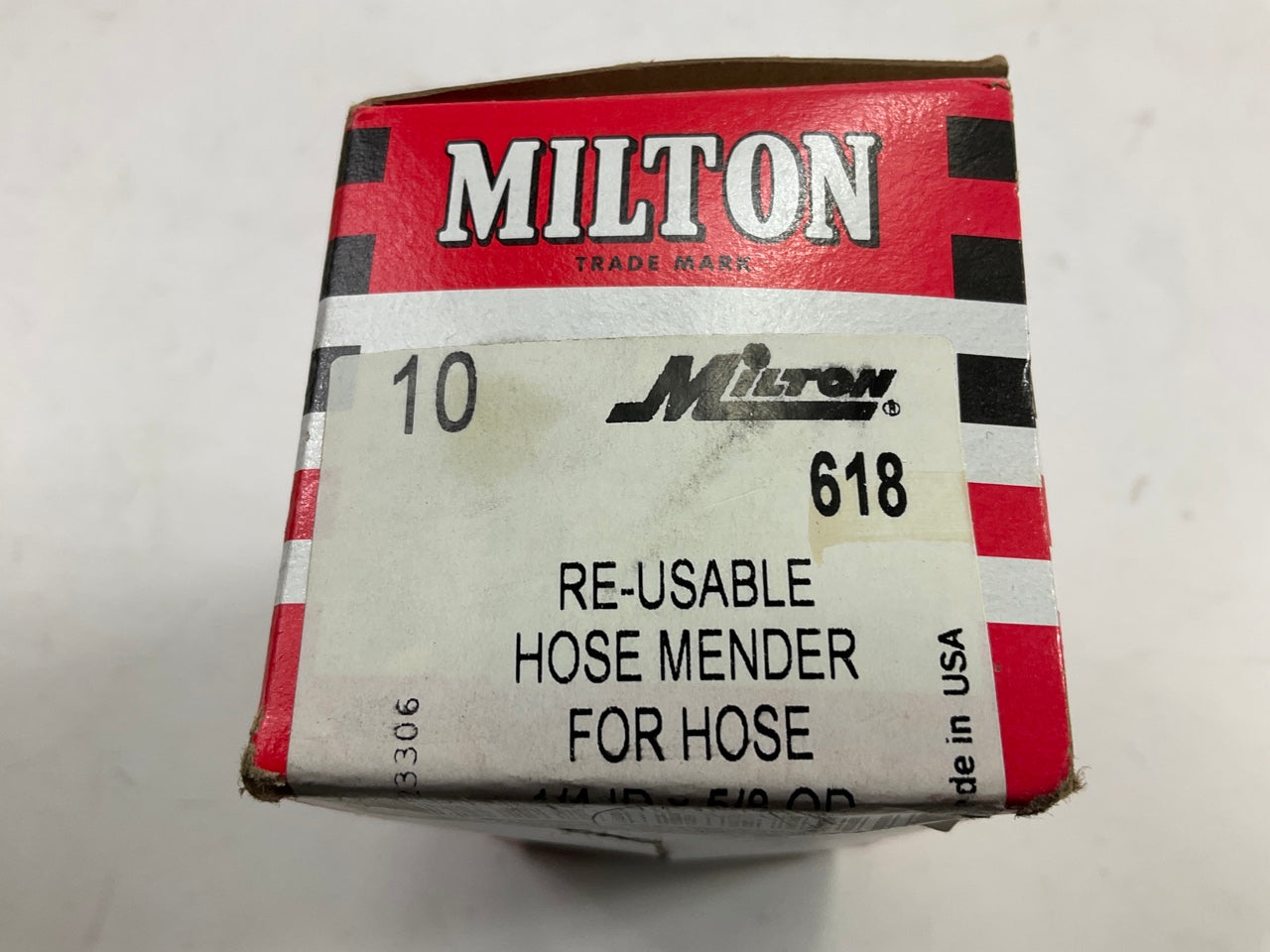 (10) Milton 618 Reusable Brass Hose Mender - Repair Hose With 1/4'' ID Or 5/8'' OD