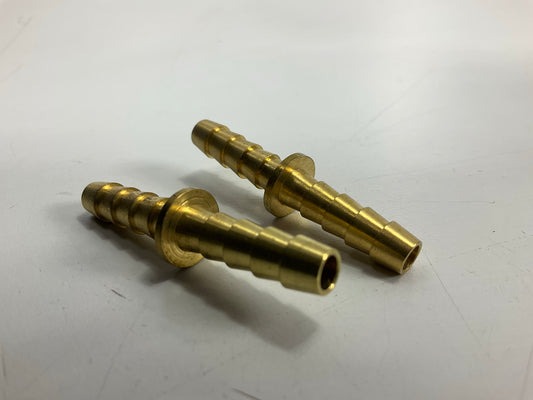 Milton 640 Solid Brass Hose Mender Repair Splice Coupler, 1/4'' ID Hose, 9 PACK