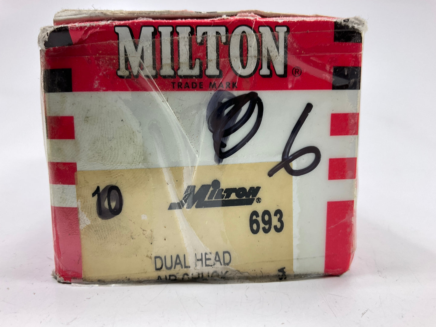 (6) Milton 693 Tire Air Chuck Dual Head HD Truck Straight Large Bore Inflator
