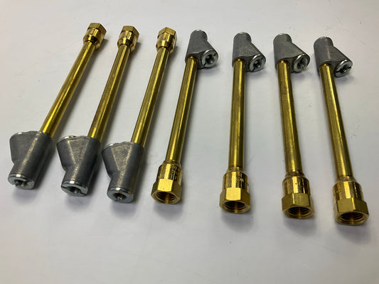 (7) Milton S693 Dual Head Straight Foot Air Chuck